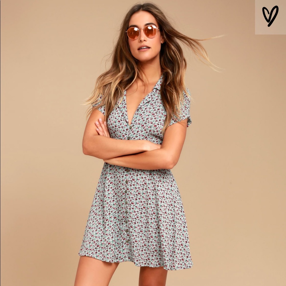 Lulu’s Just Like Honey Skater Dress